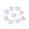 UV Plating Acrylic Cabochons OACR-H121-02A-1