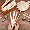 24Pcs 4 Styles Triangle Wood Sticks DIY-OC0012-47B-3