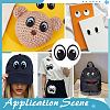 20 Pairs Eye Appliques DIY-PH0035-13B-5