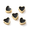 Rack Plating Alloy Enamel Beads ENAM-F146-17G-01-3