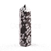 Point Tower Natural Snowflake Obsidian Home Display Decoration PW-WG04107-52-1