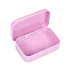 4Pcs 4 Colors Iron Jewelry Storage Boxes with Hinged Lid CON-SP0001-19-6