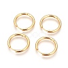 Ion Plating(IP) 304 Stainless Steel Hoop Earrings EJEW-P177-G-23-2