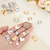 48Pcs 8 Styles Brass Pendants KK-GA0002-29-3
