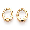 Brass Spring Gate Rings KK-N254-17G-1