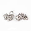 Glass Charms KK-E068-VB221-4