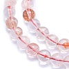 Natural Red Quartz Beads Strands G-K310-C11-8mm-3