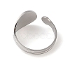 Non-Tarnish 304 Stainless Steel Cuff Rings LS-RJEW-Q812-01P-3