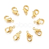 Brass Lobster Claw Clasps X-KK-902-G-1