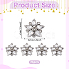 Stainless Steel & Glass Ornaments Accessories AJEW-WH0696-122A-2