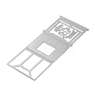 Christmas Fireplace Carbon Steel Cutting Dies Stencils DIY-P076-05-1