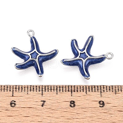 Brass Enamel Pendants KK-T071-31P-1