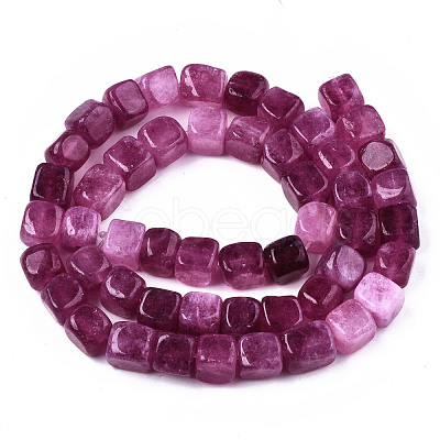 Natural Dyed Quartz Beads Strands G-T131-56E-1