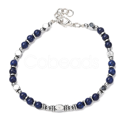 Adjustable 304 Stainless Steel Gemstone Beaded Bracelets FS-WG23DE2-14-1