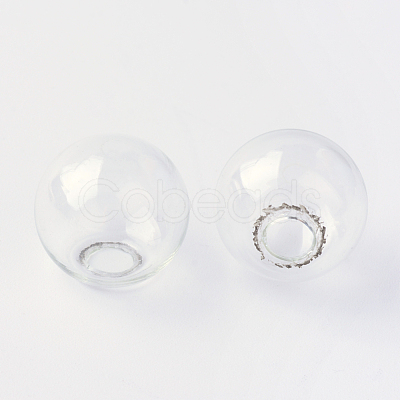 Round Mechanized One Hole Blown Glass Globe Ball Bottles X-BLOW-R001-16mm-1