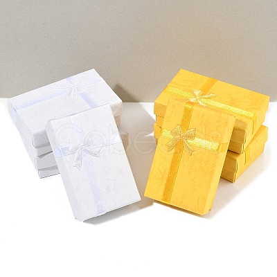 6Pcs Cardboard Jewelry Set Boxes CON-YW0001-70A-1