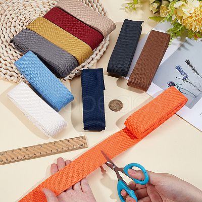 20 Yards 10 Colors Polycotton Ribbon OCOR-NB0002-80-1
