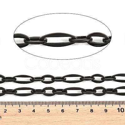 201 Stainless Steel Oval Link Chains CHS-H118-18EB-1