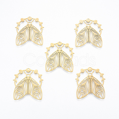 201 Stainless Steel Pendants STAS-N090-LA925-2-1