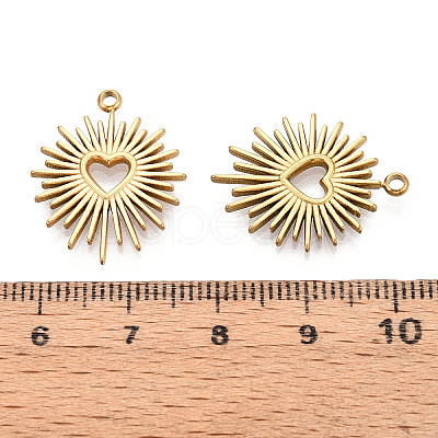 Ion Plating(IP) 304 Stainless Steel Pendants STAS-I671-01G-1