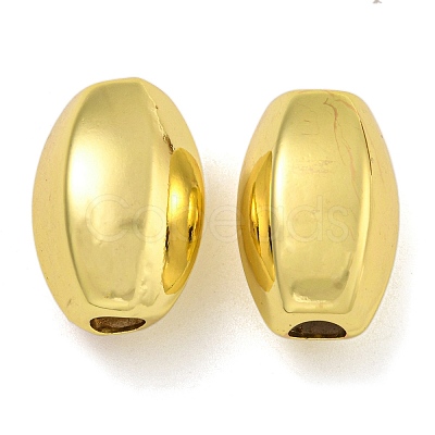 Rack Plating Brass European Beads KK-I718-31A-G-1