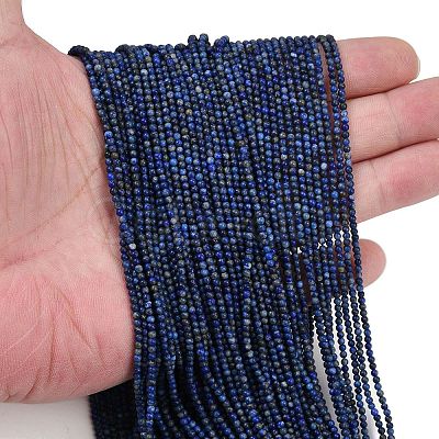 Natural Lapis Lazuli Beads Strands G-L628-A01-2mm-02-1