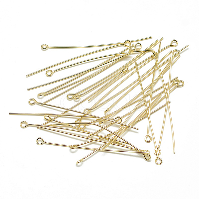 Brass Eye Pins X-KK-T032-001G-1