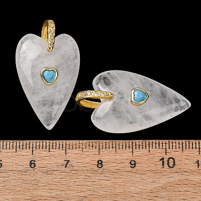 Natural Quartz Crystal Pendants GG-CBA51ED-03G-04-1