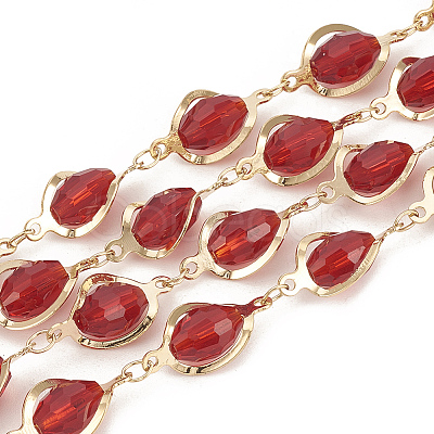 Handmade Brass Beaded Chains CHC-S003-16-1