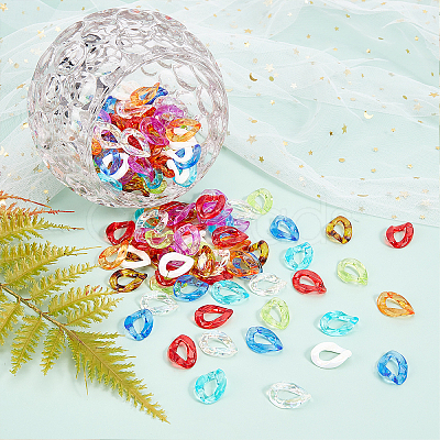 Transparent Acrylic Linking Rings OACR-FH0001-010-1