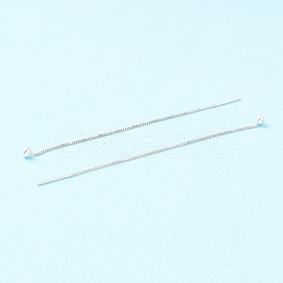 925 Sterling Silver Ear Thread STER-P047-09S-1