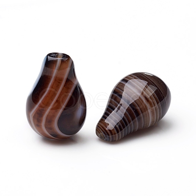 Natural Banded Agate/Striped Agate Beads G-L514-002C-1