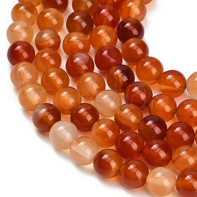 Natural Carnelian Beads Strands GG-CBA1CAF-A01-8mm-1