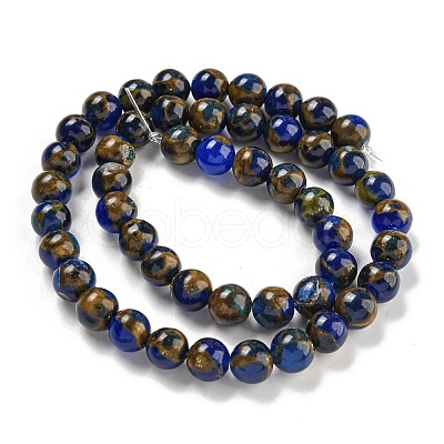 Synthetic Gold Clinquant Stone Beads Strands G-P549-A01-01A-1