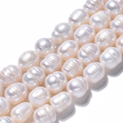 Natural Cultured Freshwater Pearl Beads Strands X1-PEAR-N012-07C-1