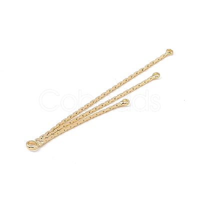 Brass Boston Link Chains Tassel Big Pendants X-KK-P227-04G-1