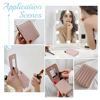 PU Leather Lipstick Case with Mirror CON-WH0088-51A-1