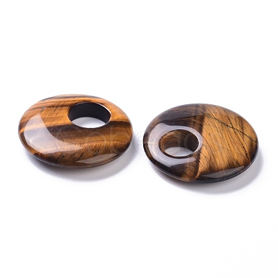 Natural Tiger Eye Pendants G-F708-05A-1
