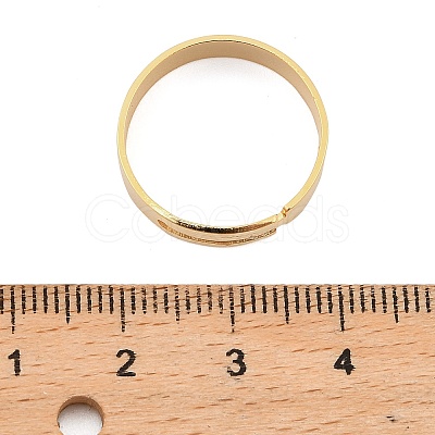Blank 316 Surgical Stainless Steel Finger Ring Band STAS-C125-04G-1