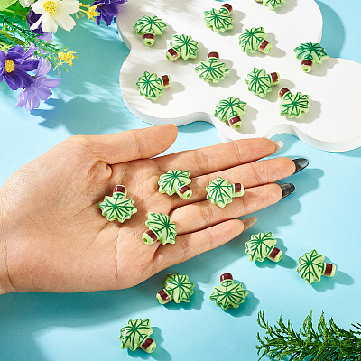 20Pcs Printed Opaque Acrylic Beads OACR-TA0004-73A-1