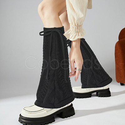 Acrylic Fibers Socks for Women AJEW-WH20060-48A-1