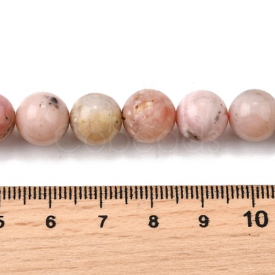 Natural Pink Opal Beads Strands G-L621-B13-10mm-1