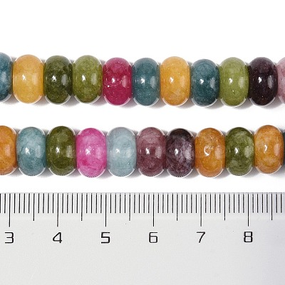 Dyed Natural White Jade Beads Strands X-G-G107-A10-01-1