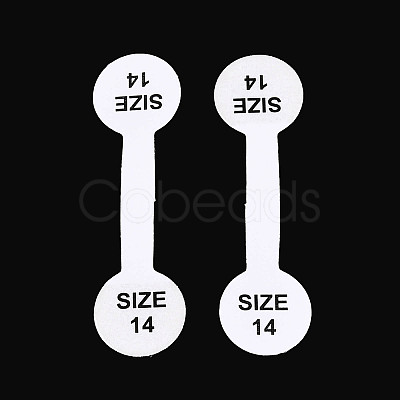 Folding Paper Ring Size Sticker CDIS-C006-01J-1