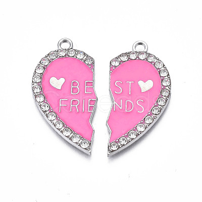 Alloy Enamel Split Pendant ENAM-S130-25E-1