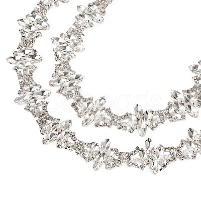 1 Yard Iron Rhinestone Strass Chains FIND-PJ0001-44A-1