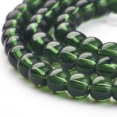Glass Beads Strands LS-GR4mm18Y-1