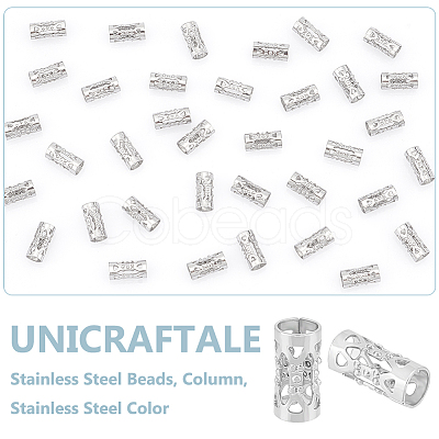 200Pcs 304 Stainless Steel Beads STAS-UN0051-79-1
