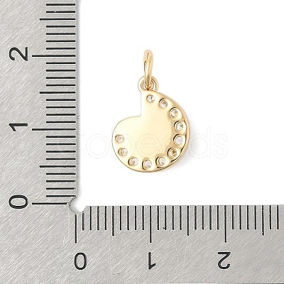 Brass Rhinestone Pendants LS-STAS-V013-03G-1-1