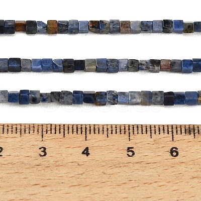Natural Dumortierite Beads Strands GG-CBA2498-A05-01-1